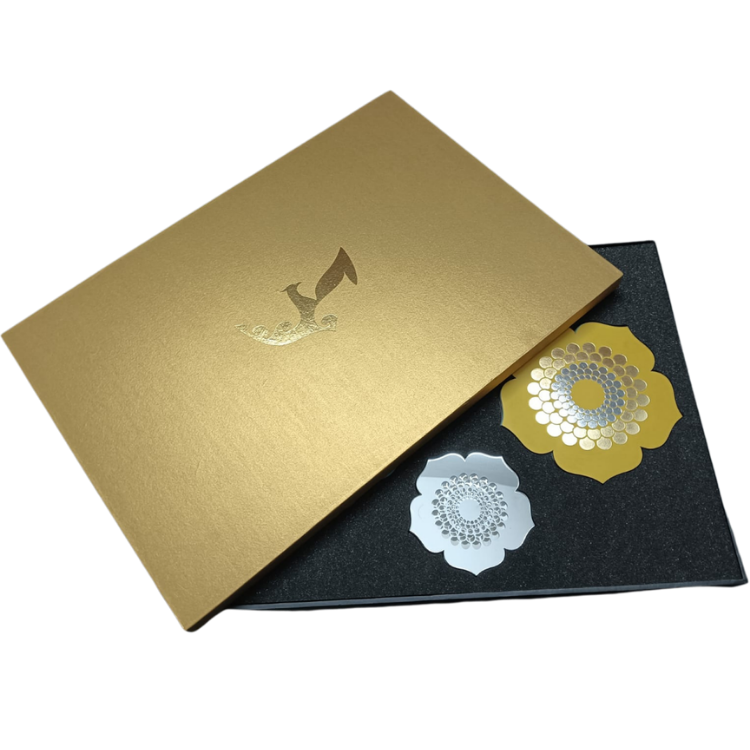 Flower Mandala Melange Gold Box
